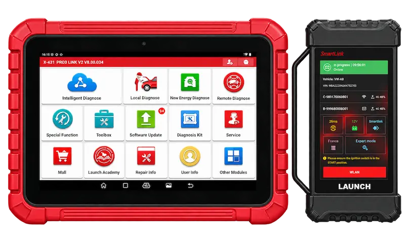Escáner LAUNCH X-431 PRO3 LINK V2 (CON IA)